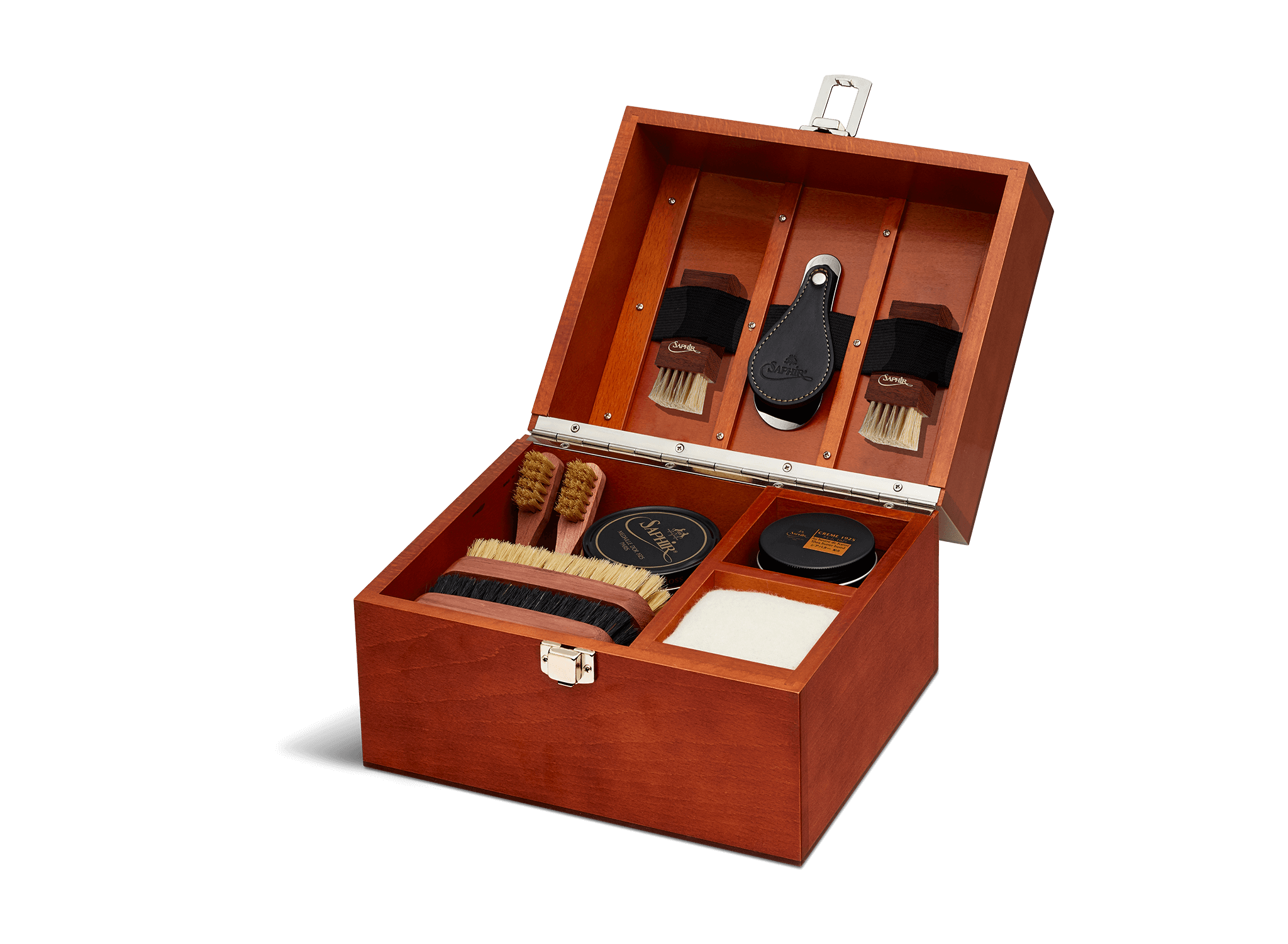 Beech Wood Box - Rosewood Finish - Saphir Médaille d'Or #colour_rosewood-finish
