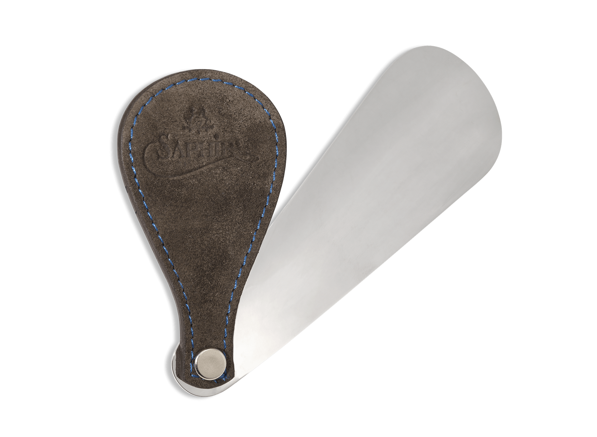 Travel Shoe Horn - Suede - Saphir Médaille d'Or #colour_suede-leather