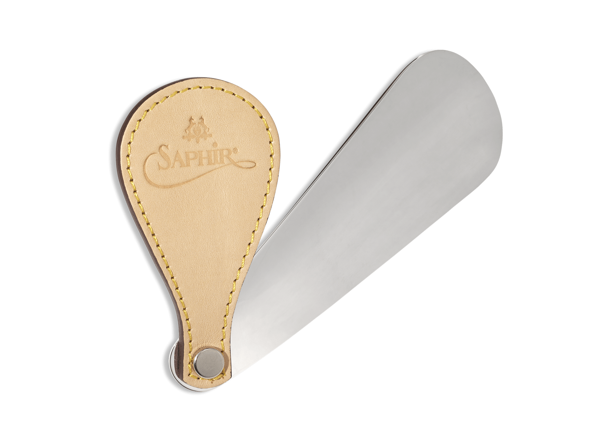 Travel Shoe Horn - Vegetal - Saphir Médaille d'Or #colour_vegetal-leather