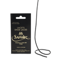 Thin Braided Laces - 01 Black - Saphir Médaille d'Or #colour_01-black